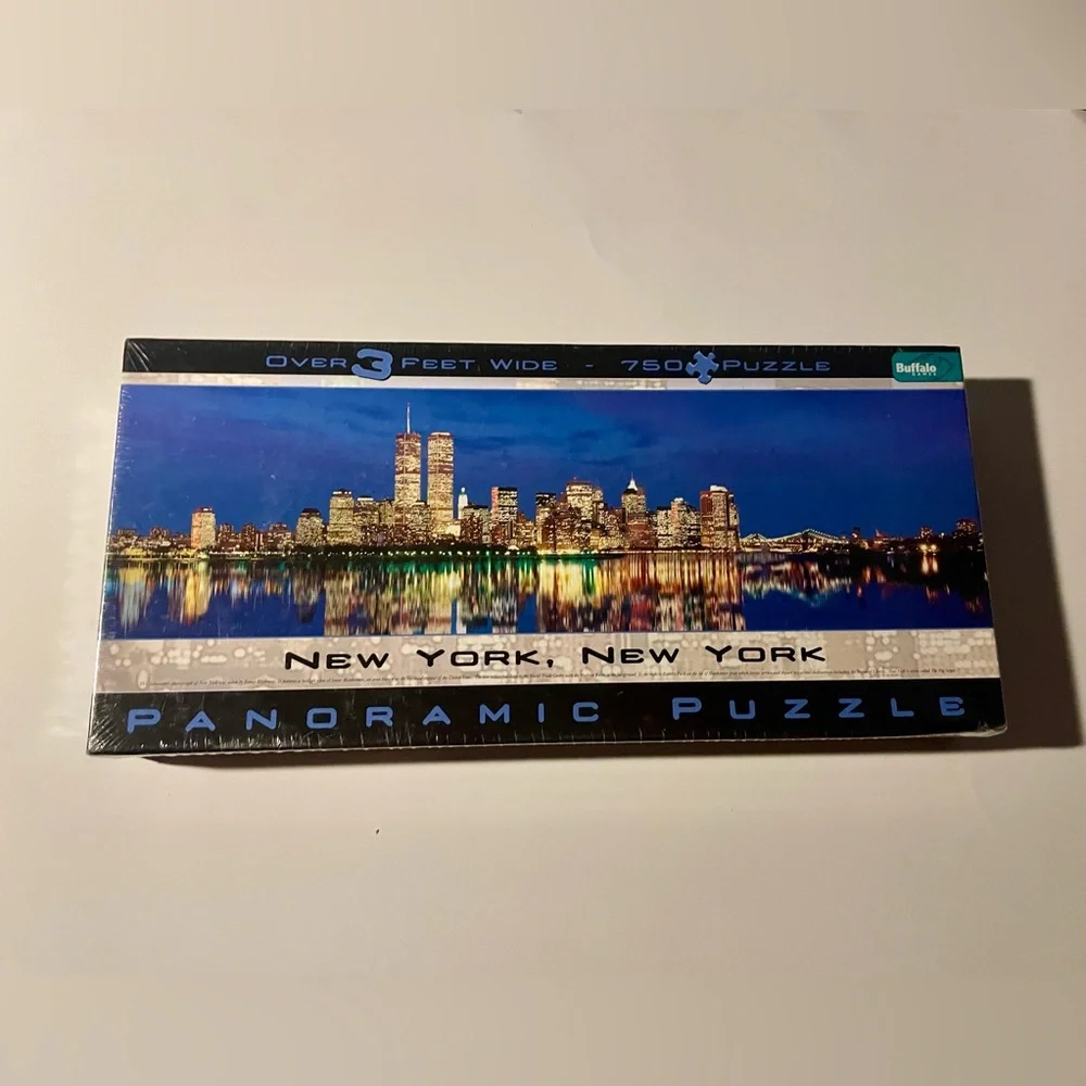 New York City Panoramic Puzzle New Sealed Over 3 Ft 750 Pieces Buffalo Games USA